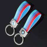 BMW Nylon Webbing Car Key Chain Keyring Keychain Pendant