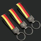 Volkswagen VW R Nylon Webbing Car Keychain Pendant Key Chain Holder