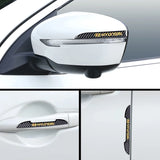 6pcs/set Hyundai Carbon Fiber Car Door Anti-Scratch Sticker Door Side Protection Bumper Strips