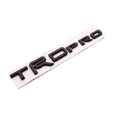 ABS TRD Pro Badge Car Rear Trunk Fender Side Sticker for Camry Corolla Yaris Hilux Highlander Aqua Rav4 Auto Decoration
