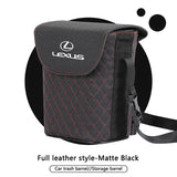 Car Styling Hanging Garbage Holder Double Layer Trash Can Case for Lexus