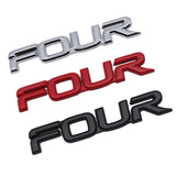 Car Trunk Emblem Decoration Sticker for Toyota FOUR Logo Auto Whole Body Badge Decal Exterior Accessories