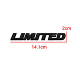 Car Body Trunk Tail Badge Sticker for Toyota LIMITED Aygo CHR Auris Rav4 Yaris Corolla Emblem Decal Exterior Accessories