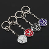 Honda Diamond Metal Car Key Rings Keychain Pendant