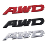 3D Car Sticker Auto Rear Trunk Badge AWD Logo for Honda Fit City Civic HRV CRV Beat Accord Odyssey Insight Elysion CRZ Vezel