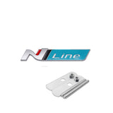 Hyundai N Line Logo Metal Car Front Hood Grille Emblem Badge Decal