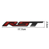 Chevrolet RST Logo Metal Car Front Grille Emblem Auto Trunk Sticker Decal