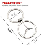 Mercedes Benz Car Logo Metal Keychain Keyring