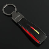 Honda Stepwgn Logo Suede Car Keychain Pendant Key Chain Holder