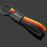Audi Q3 Q5 Q7 Q2L Q5L SQ3 SQ5 SQ7 Car Logo Metal Key Ring Holder Keychain