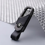 Mercedes Benz Leather Car Keychain Key Rings Holder Pendant