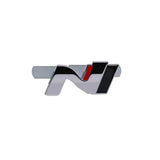 Hyundai N Logo Metal Car Front Hood Grille Emblem Badge Decal