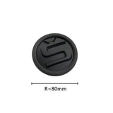 80mm/90mm Skoda S Logo ABS Car Front Hood Emblem Badge Rear Sticker Decal