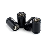 4pcs/set Lexus Logo Sport Matte Car Air Valve Stem Caps Auto Tyre Valve Covers