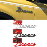 Ford Bronco Sport ABS Car Rear Sticker Auto Fender Side Emblem Badge Decal