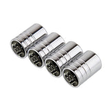 4pcs/set Mercedes Benz Brabus Logo Car Air Valve Stem Caps Auto Tyre Valve Covers