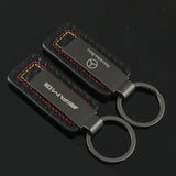 Mercedes Benz AMG Metal Leather Car Keychain Auto Key Holder Keyring Pendant