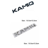 Skoda RAPID SUPERB OCTAVIA KAROQ KODIAQ KAMIQ Fabia 4x4 YETI Metal Car Rear Sticker Trunk Emblem Badge Decal