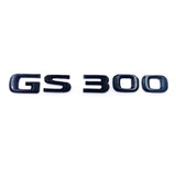 For GS300 GS350 GS430 GS460 Shinny Black Silver Car Styling Sticker Fender Body Trunk Emblem Auto Unique Decal Accessories