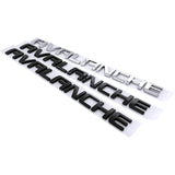 Chevrolet AVALANCHE Letter Logo ABS Car Rear Sticker Trunk Emblem Badge Decal