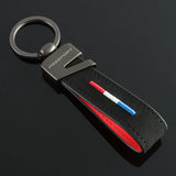 Honda PASSPORT Logo Suede Car Keychain Pendant Key Chain Holder