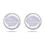 2pcs Jaguar Logo Car Water Coasters 7-color LED Light Cup Mat Holder