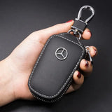 Mercedes Benz Cowhide Car Key Bag Key Case Cover