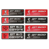 Ford GT350 GT500 Shelby Aluminum Alloy Car Sticker Nameplate Emblem Badge Decal