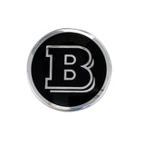 58/75mm Mercedes Benz Brabus Alloy Car Steering Wheel Emblem Cover Sticker