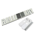Mitsubishi Ralliart Metal Car Front Grille Emblem Badge Auto Rear Sticker Decal