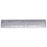 Land Rover Autoliography Supercharged Metal Car Rear Sticker Decal Emblem Badge