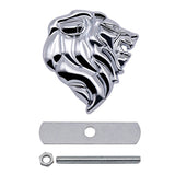 Peugeot Lion Head Logo Metal Car Front Grille Emblem Badge Decal