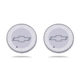 2pcs Chevrolet Logo Car Water Coasters 7-color LED Light Cup Mat Holder