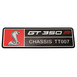 Ford GT350 GT500 Shelby Aluminum Alloy Car Sticker Nameplate Emblem Badge Decal