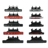 Audi Quattro ABS Car Front Grille Emblem Badge Decal