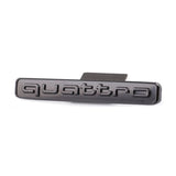 Audi Quattro Logo ABS Car Front Grille Emblem Badge Decal