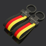 Mercedes Benz AMG Nylon Webbing Car Keyring Keychain Pendant