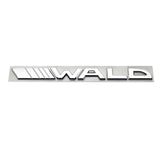 Mercedes Benz WALD Logo Metal Car Rear Sticker