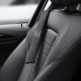 2pcs 32.5cm Toyota Logo Suede Car Seat Safety Belt Pads Shoulder Protection Cover