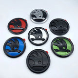 100mm Skoda ABS Car Front Hood Emblem Badge Auto Rear Sticker Decal