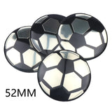 4pcs/set 52mm MINI Cooper Car Wheel Center Hub Cap Sticker Decal