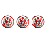 14mm Car Key Sticker Aluminum Decals for Volkswagen VW Sagitar LAVIDA Lamando Magotan Golf 5 6 7 Polo Passat Bora Jetta Tiguan CC Santana