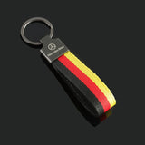 Mercedes Benz Nylon Webbing Car Keyring Keychain Pendant