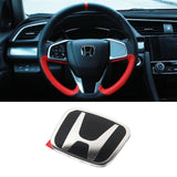 53mm 50mm Steering Wheel Center Emblem for Honda