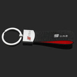Audi Sline Suede Car Keychain Keyring