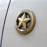 Jeep TEXAS Edition Metal Car Body Side Fender Sticker Decal Auto Trunk Emblem Badge