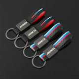 BMW M3 M5 Car Logo Suede Metal Key Chain Keyring