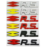 Renault RS Logo Metal Car Rear Sticker Emblem Badge Decal