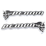 Dodge Demon Logo Metal Car Rear Sticker Auto Body Emblem Badge Decal