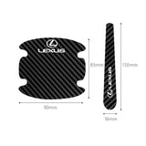 Lexus Carbon Fiber Car Door Bowl Handle Anti-collision Protective Stickers Scratches Film